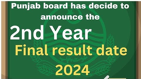 "2nd Year Result 2024 | 12th Class Result Date Announced | All Boards Latest Update"