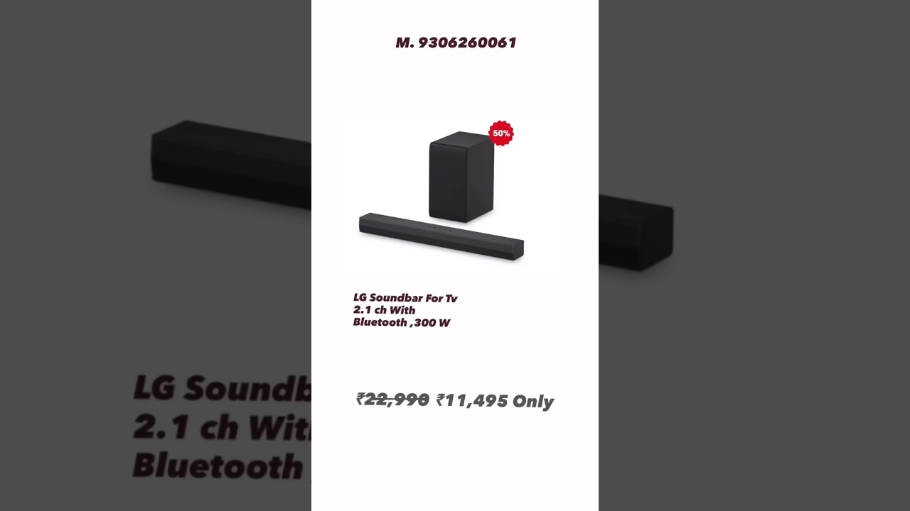 LG Soundbar 300 W