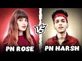 Pn harsh vs pn rose  1v1 funniest battle   garena free fire