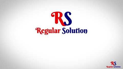 Regular solution