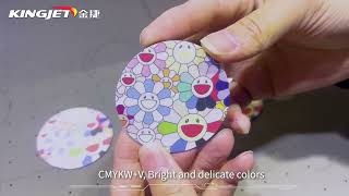 KingJet KJ-6090UV LED UV Printer For Glass/Wood/Ceramic#uvflatbedprinter#giftcustomization#uvprinter
