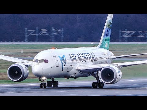 The BEST BOEING 787 LIVERY? Air Austral Boeing 787-8 Arrival and Departure (4K)