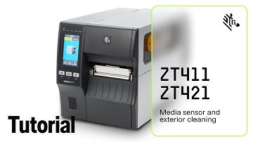 How to Clean the Media Sensor and Exterior on the ZT411 and ZT421 Printers | Zebra