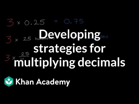 Developing Strategies For Multiplying Decimals