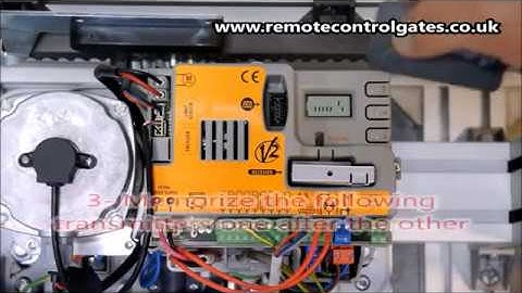 Electric Gates Coding V2 Remote Control to MR2