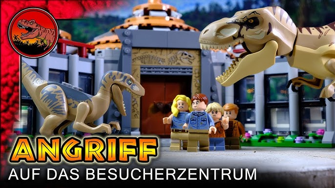 LEGO Jurassic World - Centro de Visitantes: Ataque de TRex e Raptor - Ri  Happy