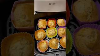 Banana Muffins in Air Fryer! #airfryer #baking #food #bananamuffins