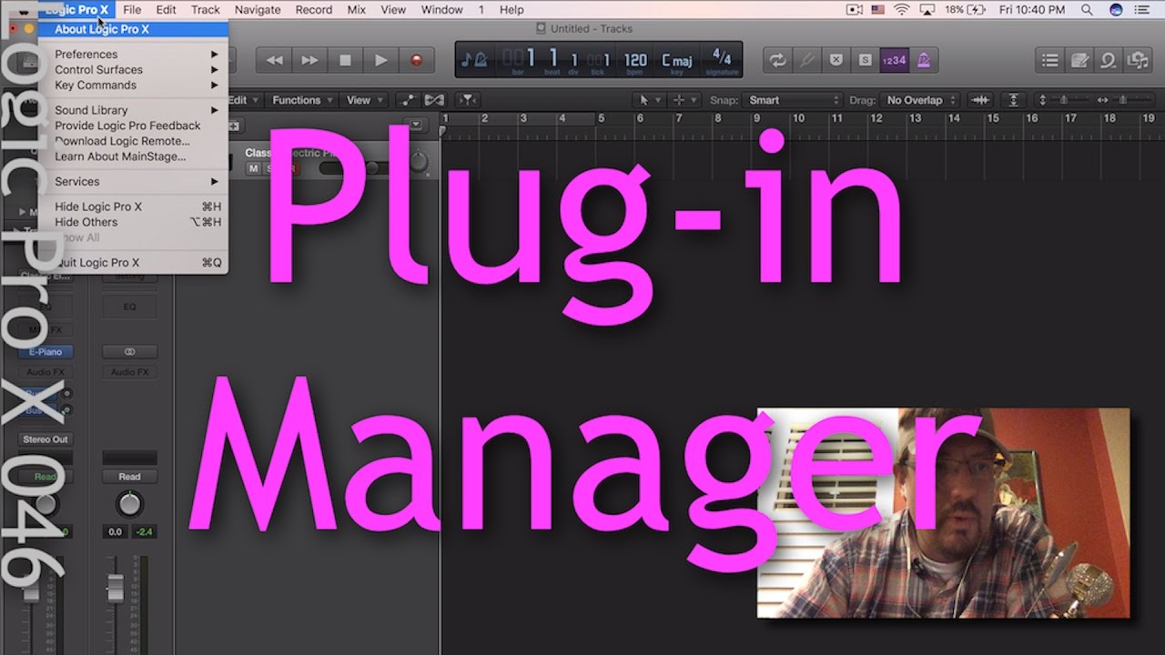 Using the Plug-in Manager in Logic Pro X