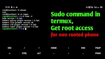 Install sudo in termux | Get root access in termux without rooting the phone