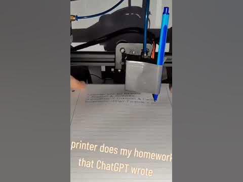 3d printer homework chatgpt