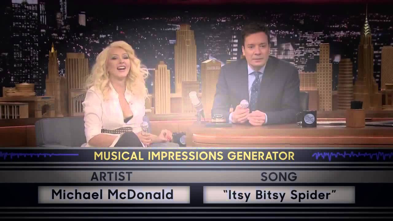 Wheel of Musical Impressions with Christina Aguilera