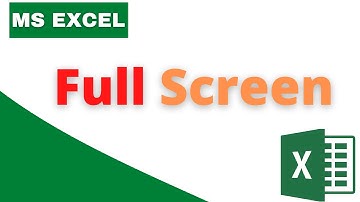 How to add Full Screen Toggle View Button in Excel || Excel Tricks in MS Excel