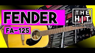 Guitar Teacher tests and reviews a Fender FA-125 guitar bundle