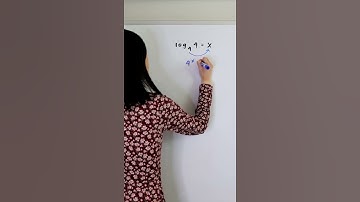 CONVERTING FROM LOGARITHMIC TO EXPONENTIAL FORM #shorts #math #maths #mathematics