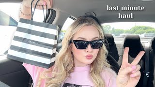 shopping day! sephora, old navy, francescas, glossier