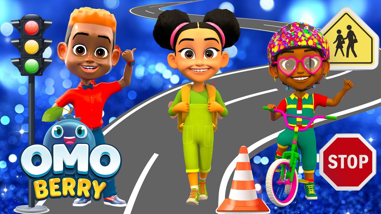OmoBerry Street Safety Song & Video On Road Safety Learning Songs For