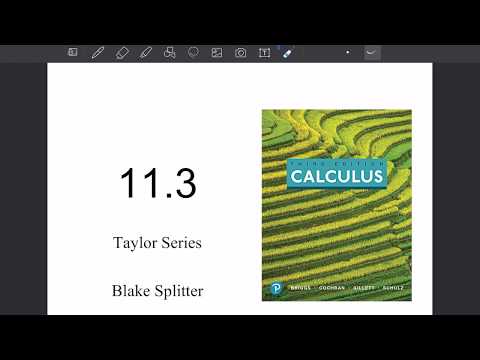 Lesson 11.3: Taylor