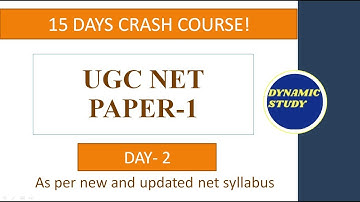 Crash Course for NET June 2019 Day-2
