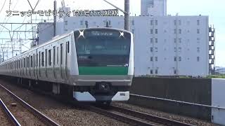埼京線E233系7000番台ｶﾜ113編成R02東雲駅大崎方面HDR-CX420