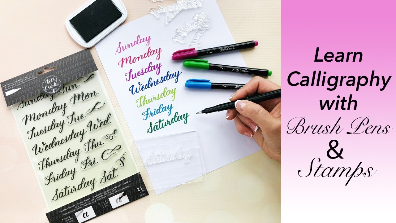 Learn Brush Lettering – Kelly Creates