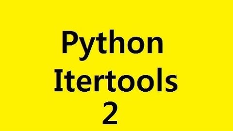 Python itertools: count, islice