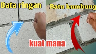 TUTORIAL FOR WORKERS//DIFFERENCE BETWEEN LIGHTWEIGHT BRICKS AND LIMESTONE