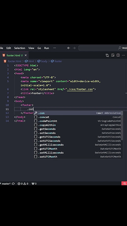 footer html css footer design in html css | Tarun Code