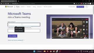HOW TO JOIN MICROSOFT TEAMS WITH MEETING ID & PASSWORD IN PC / LAPTOP screenshot 1