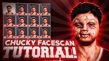 NBA 2K21 CHUCKY FACESCAN TUTORIAL! BEST CUSTOM CHUCKY FACESCAN IN NBA 2K21! IN DEPTH TUTORIAL!😲