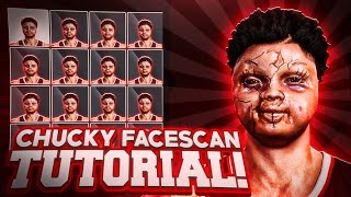 NBA 2K21 CHUCKY FACESCAN TUTORIAL! BEST CUSTOM CHUCKY FACESCAN IN NBA 2K21! IN DEPTH TUTORIAL!😲