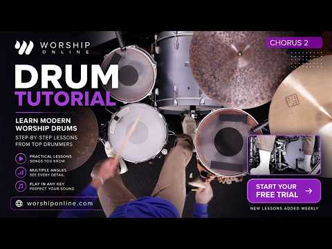 My Vision - Drum Tutorial - Jesus Culture, Lindsey Arcaro