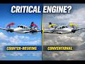 Counter-Rotating vs Conventional Twins: The Truth About Critical Engines (PAST Explained)