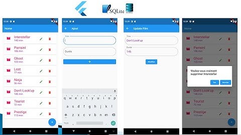 Flutter SQFLITE CRUD Operations - part 02