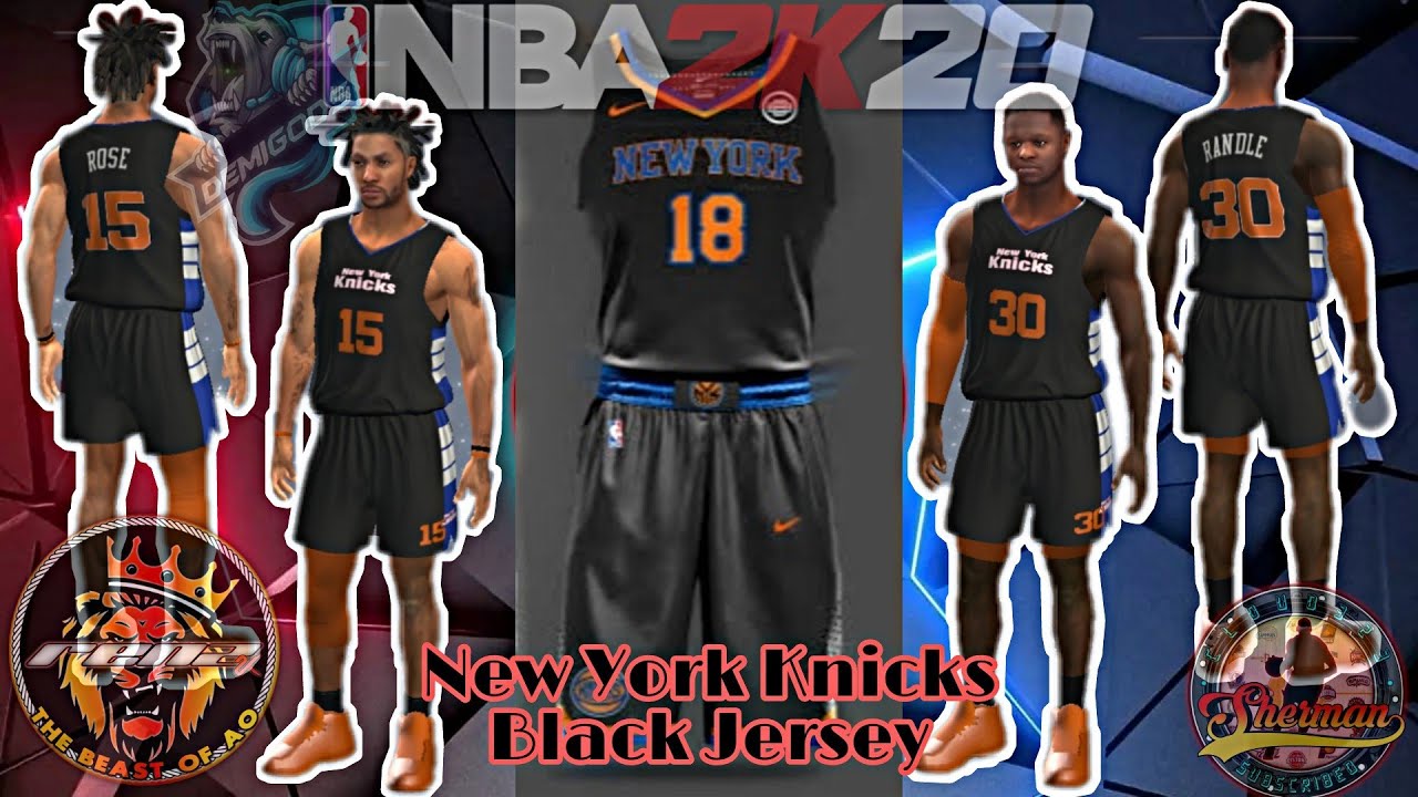 new york knicks black jersey