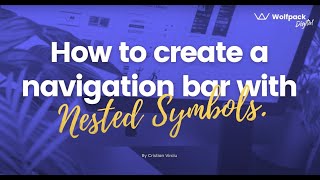 How to create a navigation bar with Nested Symbols | Design Tutorial