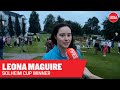 Leona Maguire on Solheim Cup win  | "It's surreal, it was like nothing I'd seen before "