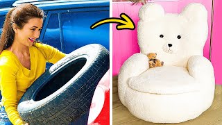 DIY Cozy Furniture From Old Tires