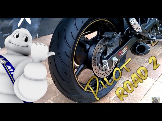 Xj6 Pneu Michelin Pilot Road 2 160 60 R17 Youtube
