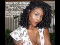 How To: Achieve Finger Coils (for damaged/& transitioning hair!)