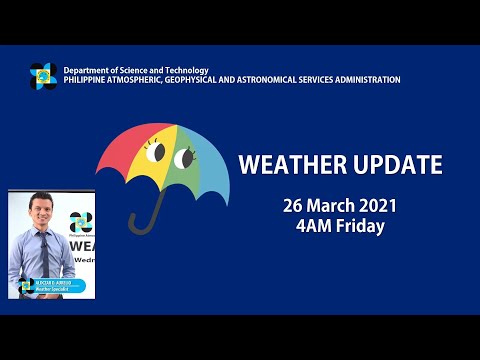 Public Weather Forecast Issued at 4:00 AM March 26, 2021