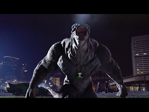 Ben 10: Alien Swarm (2010) - Humungousaur Battles The Nanochips' Giant Spike Ball Fight Scene | [HD]