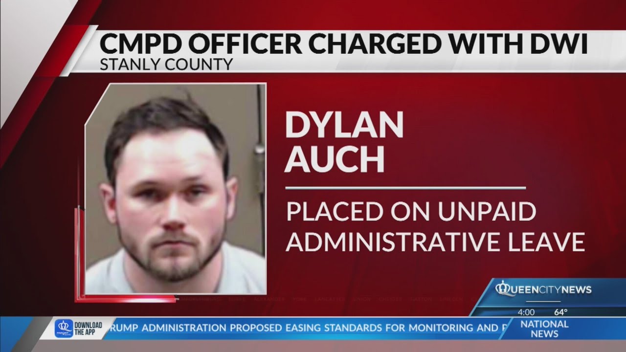 CMPD officer on unpaid leave after DWI arrest in Stanly County - YouTube