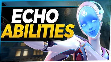 Overwatch Echo New Hero Gameplay - All Abilities