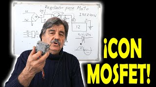 Voltage regulator for motorcycles with mosfet