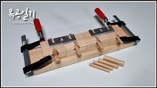 dowelmaking jig / don't throw away used electric planer blades [woodworking]