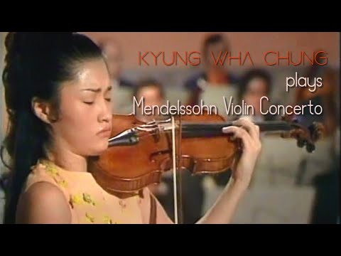 Kyung Wha Chung plays Mendelssohn violin concerto (1971)