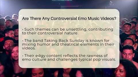 Are There Any Controversial Emo Music Videos? - Pop Music Gurus