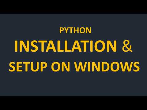 Install Python on Windows | Setup Environment Variable & Verify Python