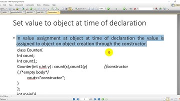 5-Constructors in OOP using C++ | Default Value Constructor | Default Copy Constructor