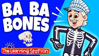 ba ba bones skeleton bones body parts brain break kids songs by the learning station